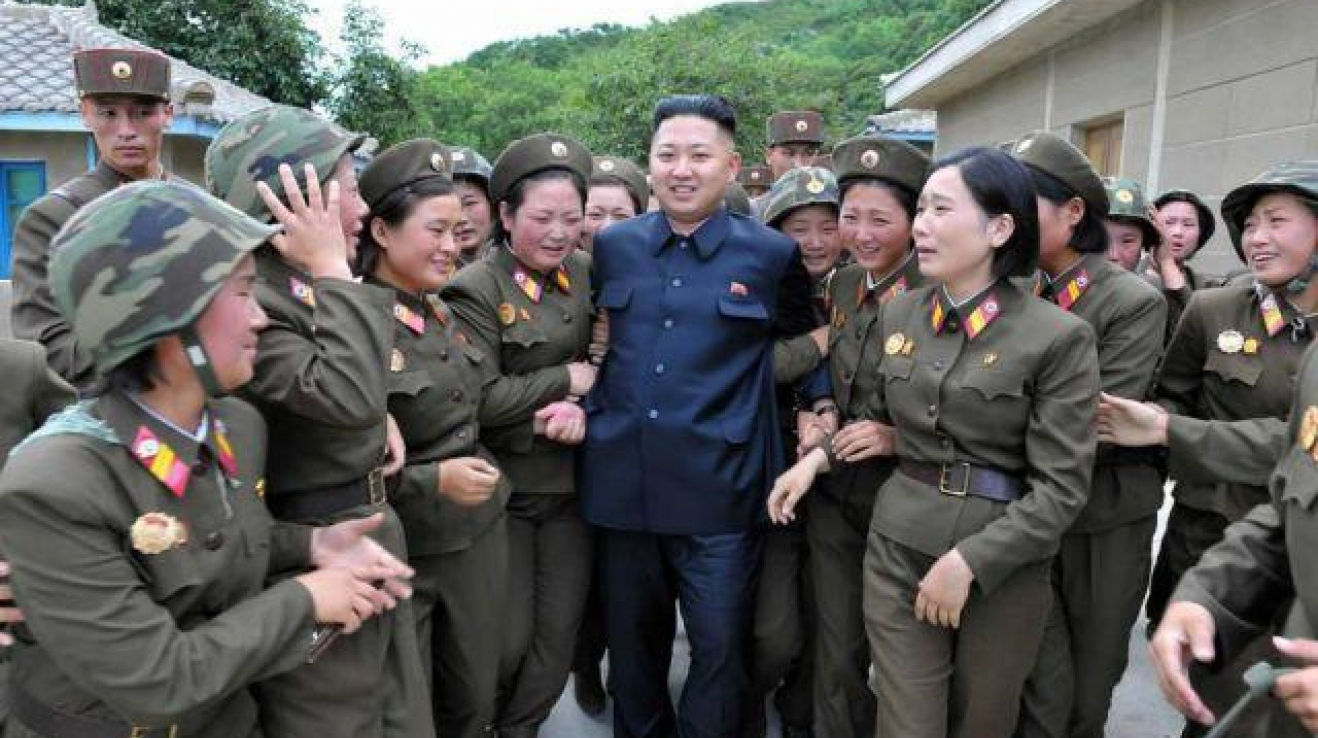 Malý velký Kim vzbuzuje obdiv.