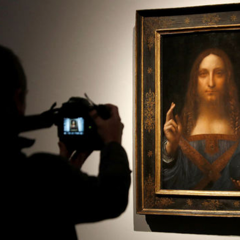 Da Vinciho Spasitel světa se vydražil za rekordních 450,3 milionů dolarů, to jest 9,8 miliardy korun.