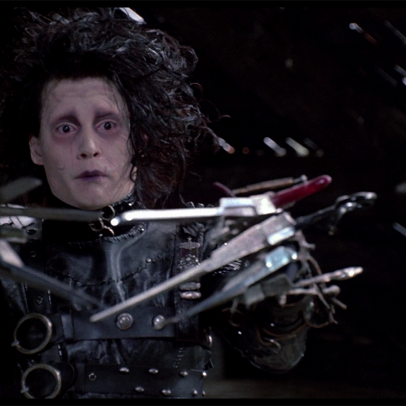 Персонаж джонни деппа с руками ножницами. Edward Scissorhands Griffin. Edward Scissorhands Cut himself. Edward Scissorhands Family guy. Edward Scissorhands x Reader.