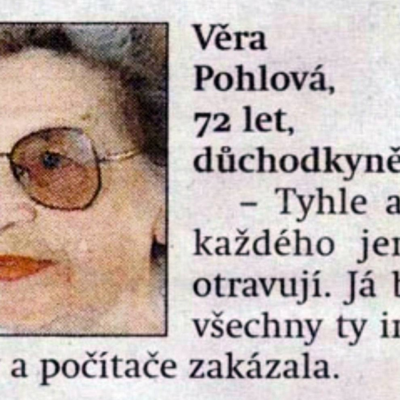 Věra Pohlová - legenda těch internetů již 21 let.