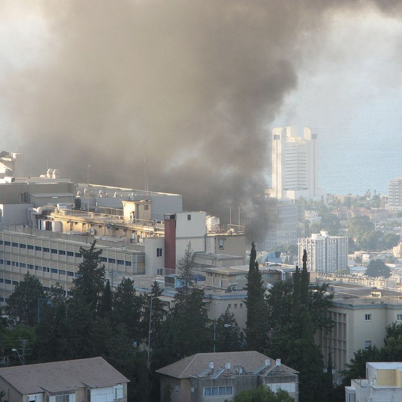 Haifa po výbuchu