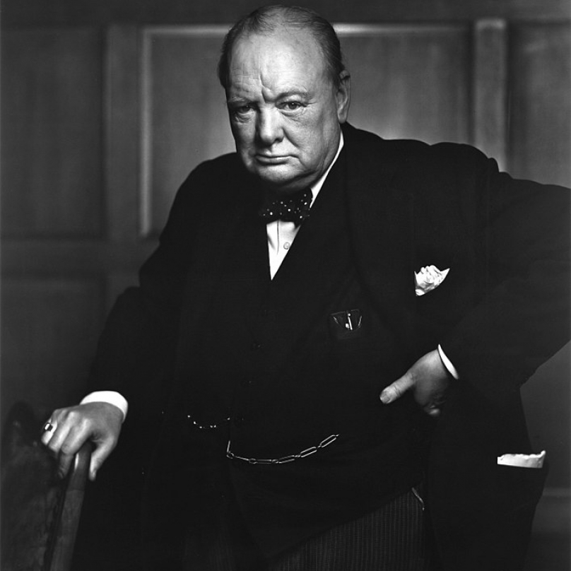 Britský ministerský předseda Winston Churchill