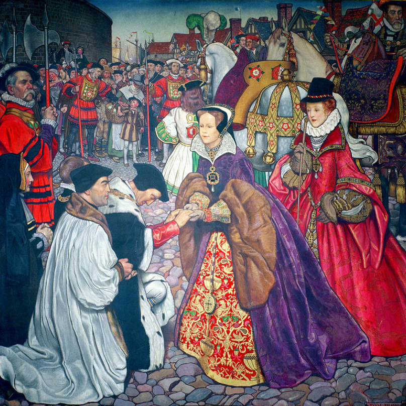 Triumfální příchod Marie do Londýna.