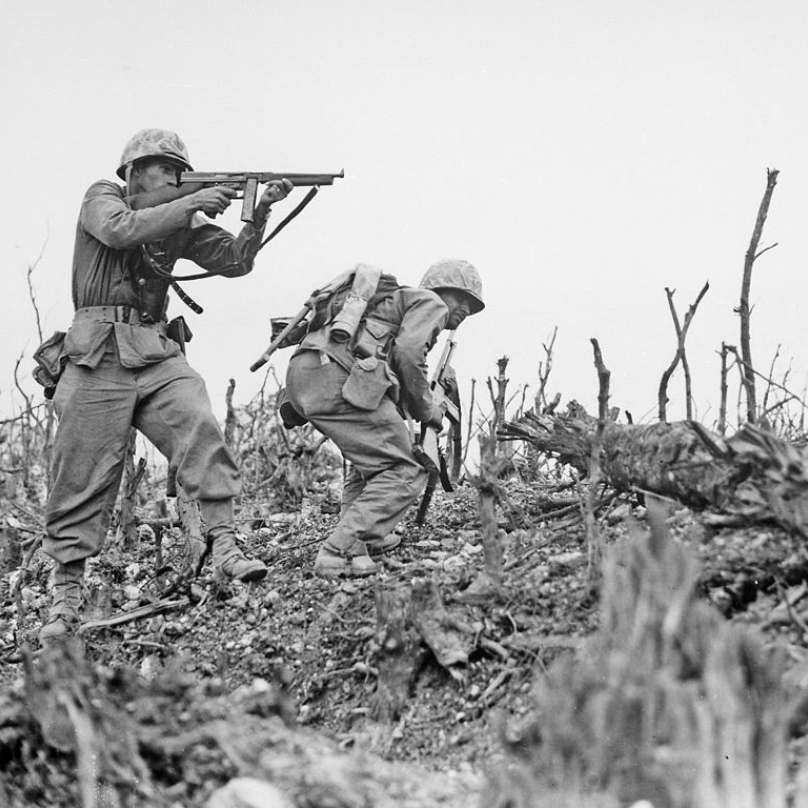 Američtí vojáci se během bojů u Wana Ridge dostali pod těžkou palbu nepřítele.