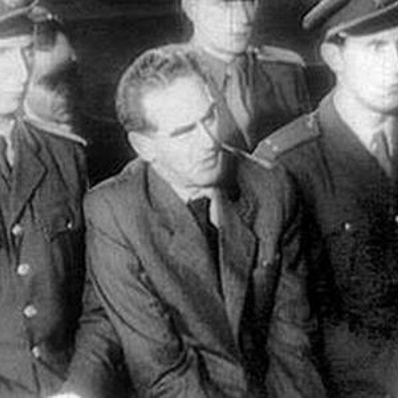 Rudolf Slánský u soudu v roce 1952