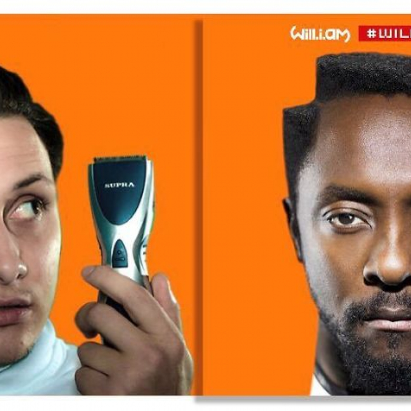 Will.I.Am měl vždycky tak trochu zvláštní účesy, teď už to konečně dává smysl.