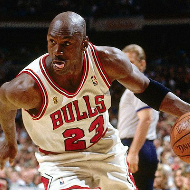 Michael Jordan to nikdy nevzdal. Vždy bojoval dál.