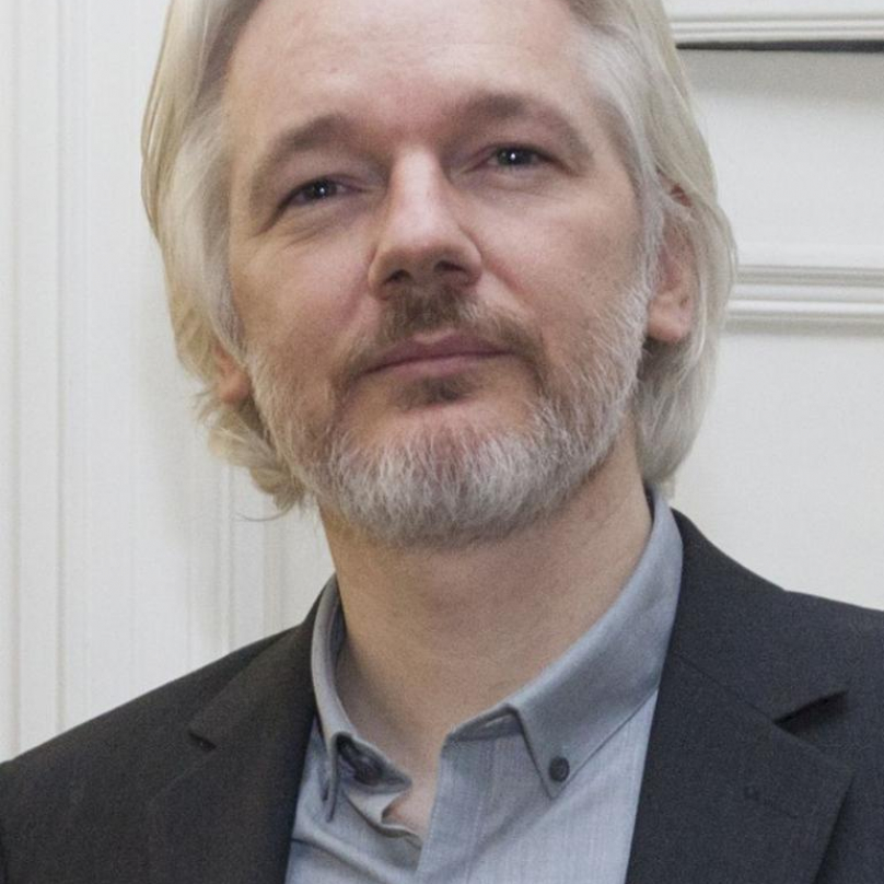 Julian Assange v roce 2014