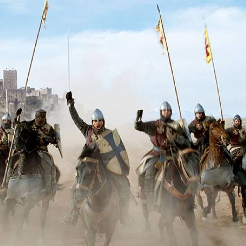 Křížové výpravy zaujaly i filmaře. Režisér Ridley Scott ve filmu Království nebeské vypráví o křižové výpravě očima mladého rytíře Baliana.