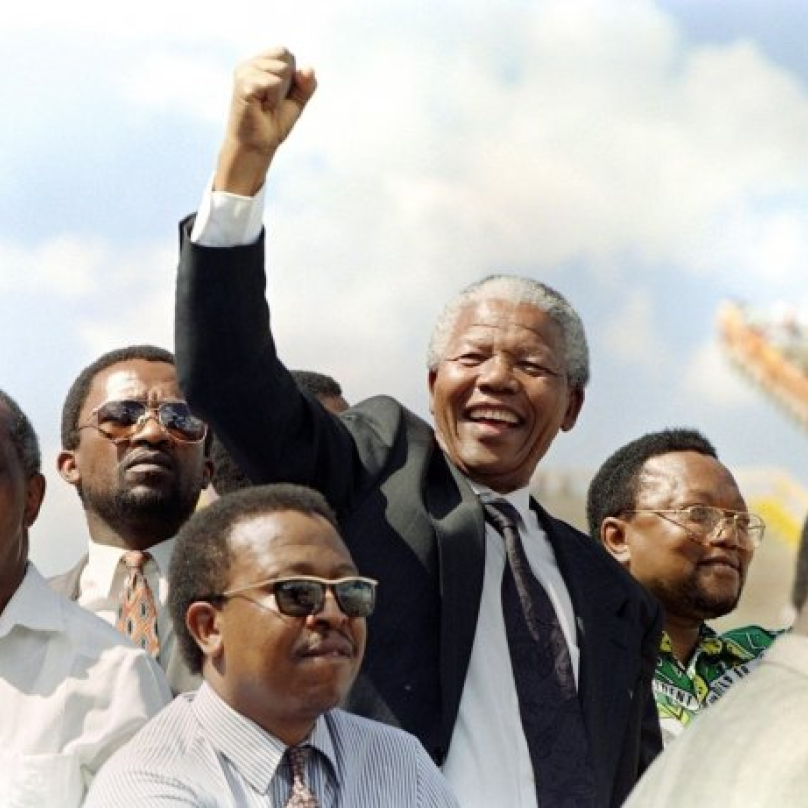 Neĺson Mandela - prezident, nositel Nobelovy ceny a bojovník za svobodu