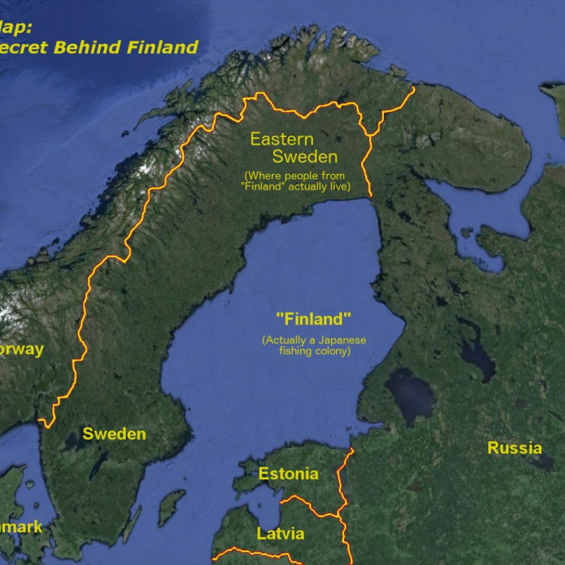 Finsko ve skutečnosti neexistuje, tady je ‚důkaz‘.