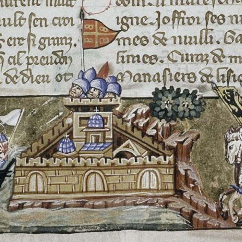 Benátský rukopis pojednávající o bitvě o Konstantinopol.