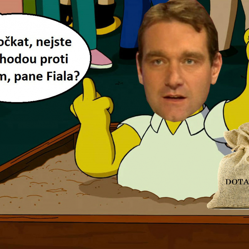 Vztah Radima Fialy (SPD) k dotacím je komplikovaný. Miluje je a zároveň nenávidí.