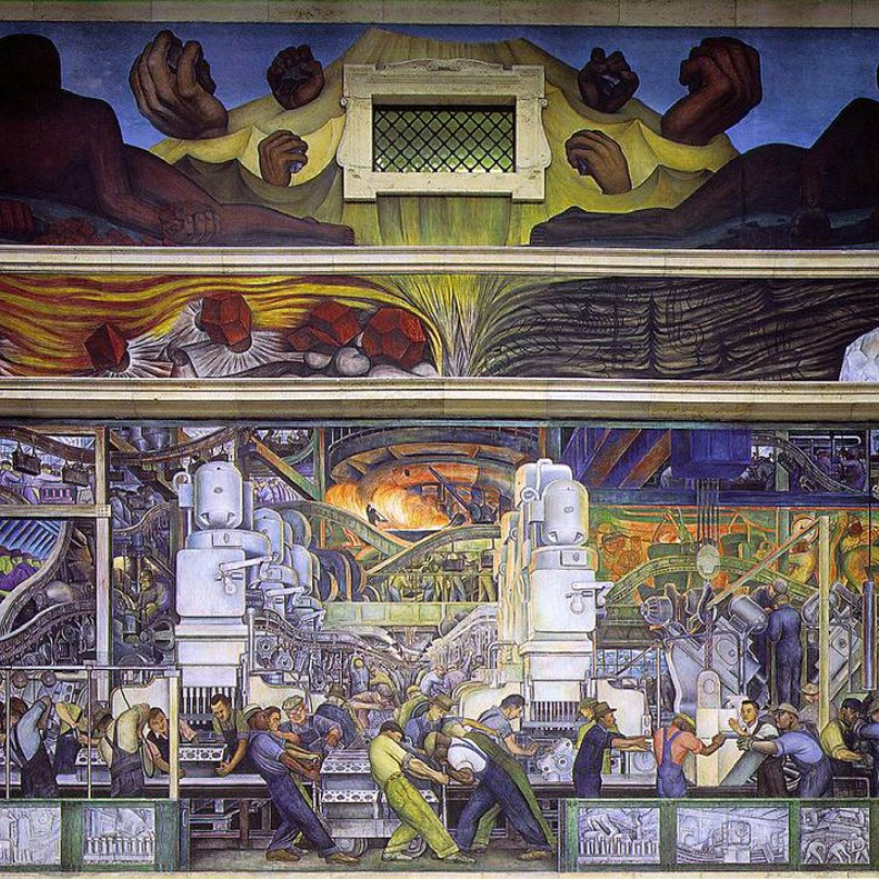  Nástěnná malba na Detroit Industry, North Wall