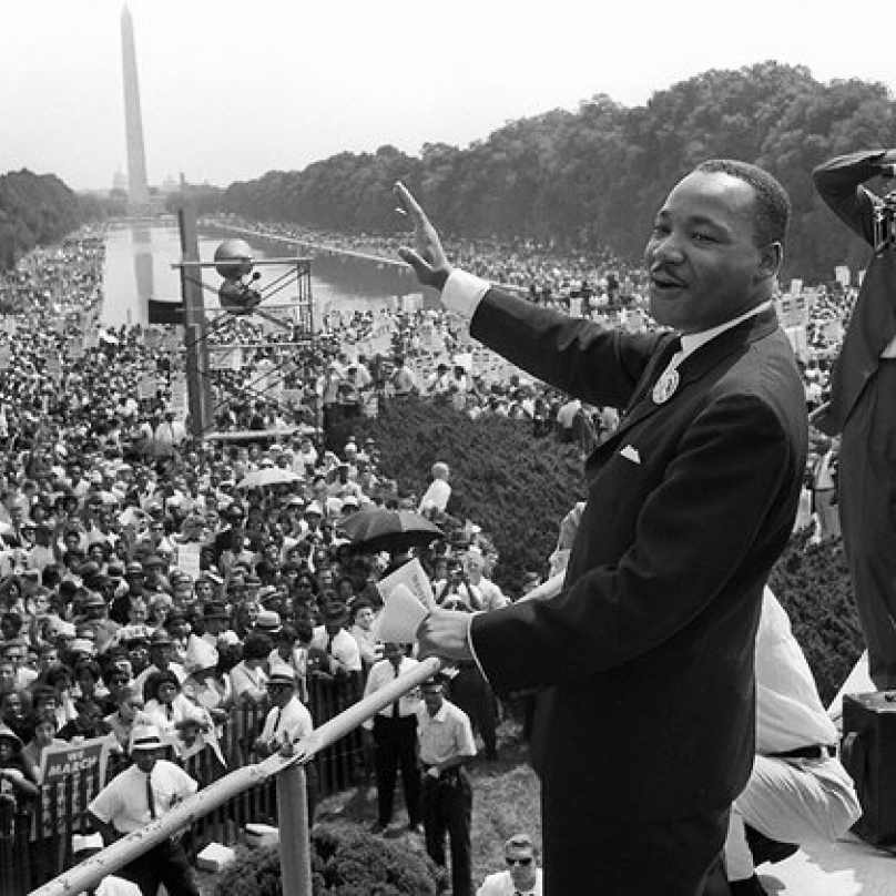 Ve Washingtonu hovořil King 28. srpna 1963 k bezmála 300 tisícům lidem. Jeho projev byl zároveň živě vysílán televizí i rozhlasem.