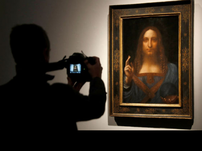 Da Vinciho Spasitel světa se vydražil za rekordních 450,3 milionů dolarů, to jest 9,8 miliardy korun.