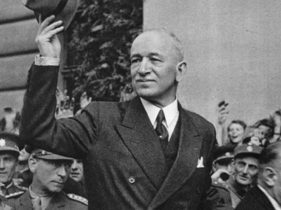 Edvard Beneš v roce 1945.