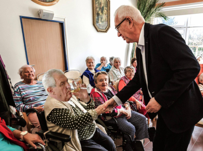 První setkání Zemana s Drahošem