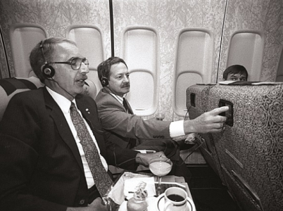 Rok 1988 a první osobní zábavní systém. Displeje měly tehdy miniaturní úhlopříčku 2,7 palce. 