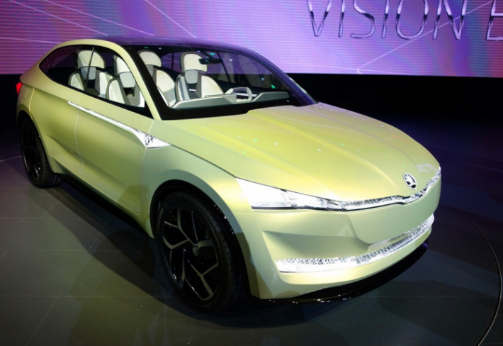 Takto má vypadat Škoda budoucnosti - první koncept elektromobilu Vision E představený v Šanghaji