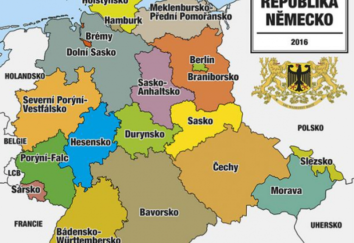německo mapa spolkových zemí 17 plus 6 důvodů, proč by Česko mělo být součástí Německa – G.cz německo mapa spolkových zemí