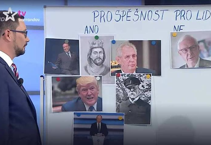Kdo je prospěšný pro lidi a kdo ne? O tom na TV Barrandov rozhodoval Jiří Ovčáček.