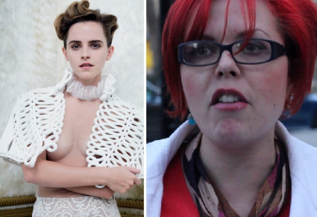 Emma Watson se vyfotila s poloodhalenými prsy, čímž rozzuřila některé samozvané feministky do ruda.