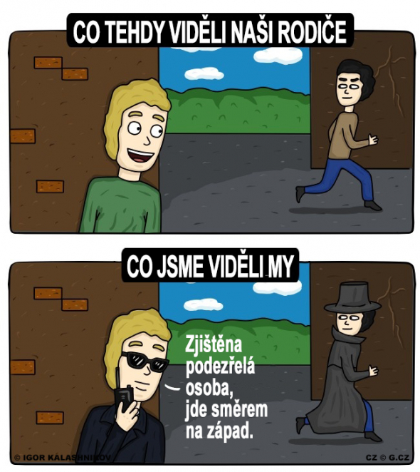 9. Když jsme si hráli na schovku