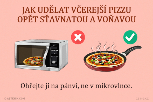 6) Pizza (skoro) jako nová