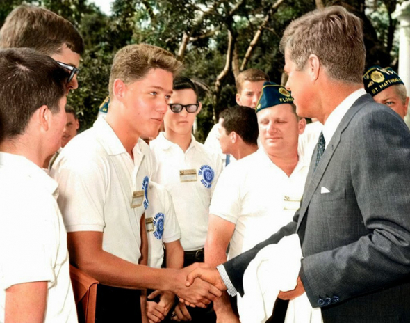 2) Bill Clinton, 1963