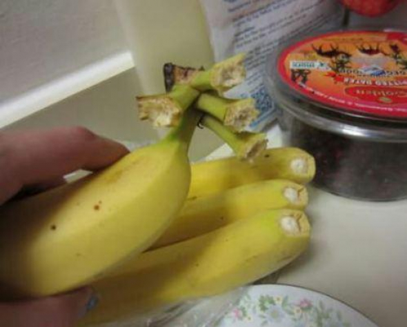 5. Špatně utržený banán