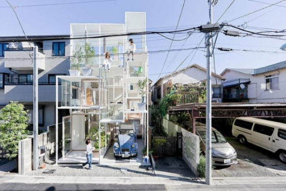 9) Transparentní dům, Japonsko 