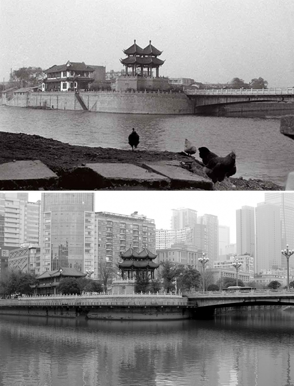 6. Čcheng-tu v roce 1994 a 2016