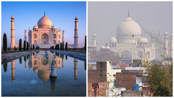 9. Tádž Mahal - Agra, Indie