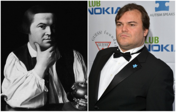 6. Stříbrotepec Paul Revere a herec Jack Black