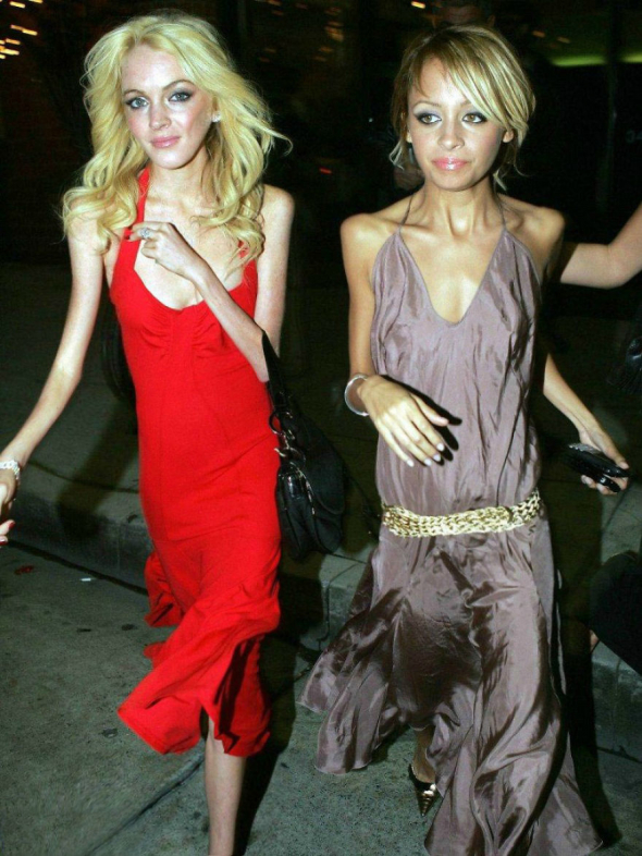 8. Lindsay Lohan a Nicole Richie