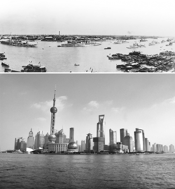 1. Šanghaj v roce 1920 a 2009