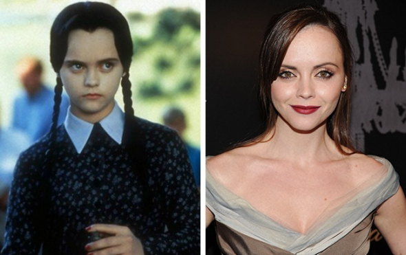 3. Christina Ricci (Adamsova rodina) 