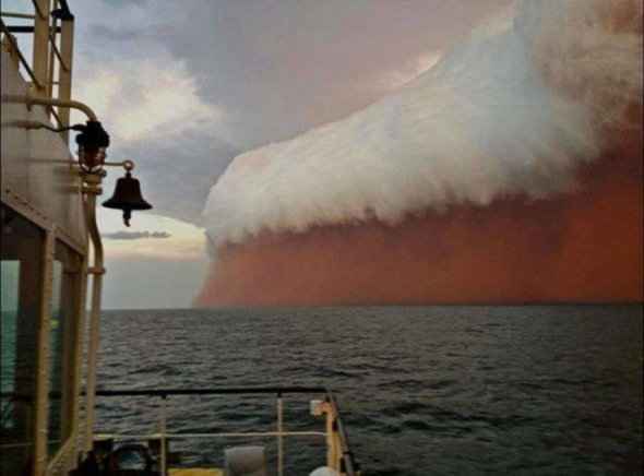 1. Prachová bouře v Austrálii