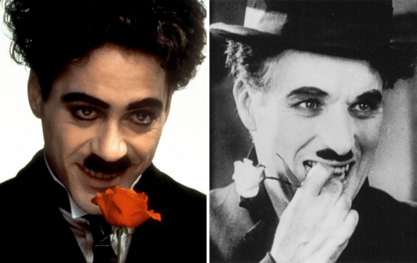 2.Robert Downey Jr. jako Charlie Chaplin  (1992)