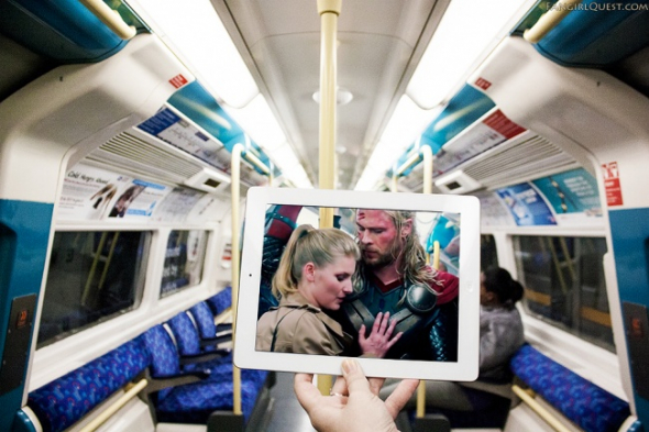 2. Thor: Temný svět — londýnské metro