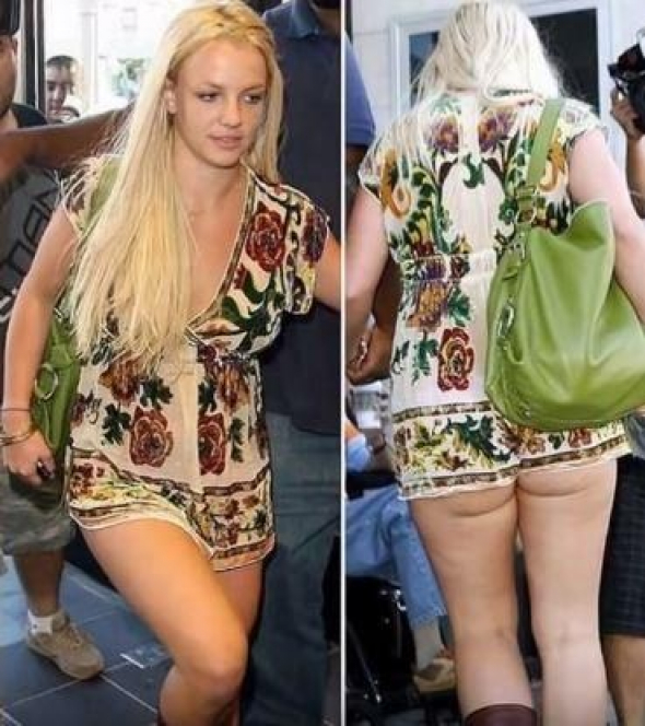 3. Britney Spears v nelichotivém oblečku