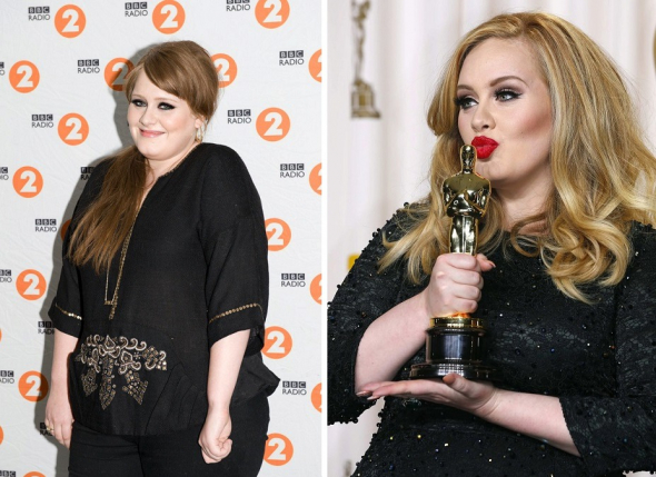 1. Zpěvačka Adele 