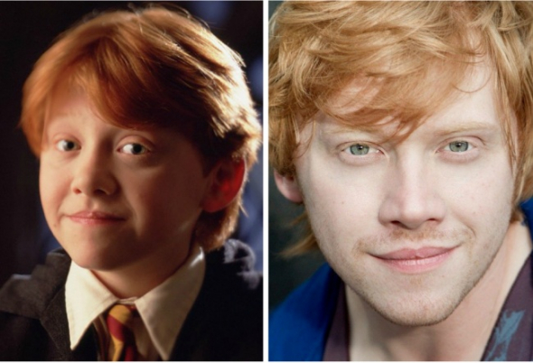 4. Ron Weasley, kterého hrál Rupert Grint