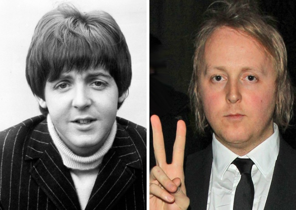 5. Paul McCartney (38 let) a James McCartney (35 let)