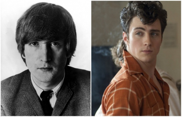 10.  Aaron Taylor-Johnson jako John Lennon ve filmu Nowhere Boy