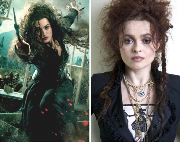 6. Bellatrix Lestrangová, kterou hrála Helena Bonham Carter