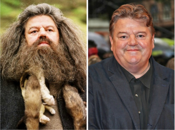 7. Rubeus Hagrid, kterého hrál Robbie Coltrane