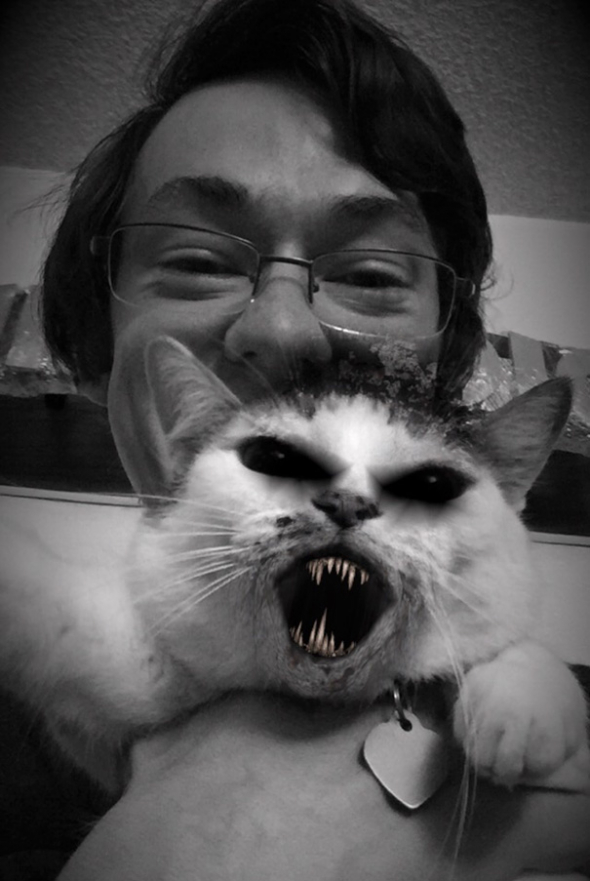 6. Zkoušeli jsme nové Snapchat filtry s mojí kočičkou