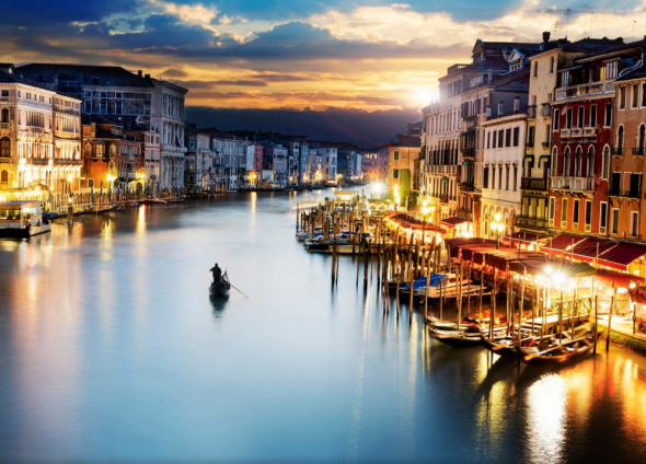 6. Velký kanál v Benátkách 